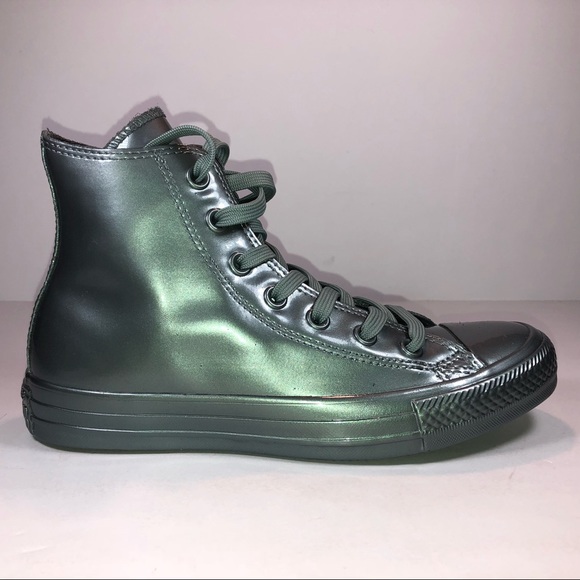 Converse Shoes - Converse CTAs Rubber HI Metallic Glaciers Sneakers